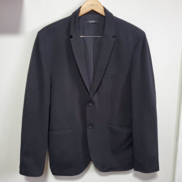 ZARA ESSENTIALS Daily Outfit Oversized Fit Blazer Double Button Black Women's XL - Picture 2 of 16